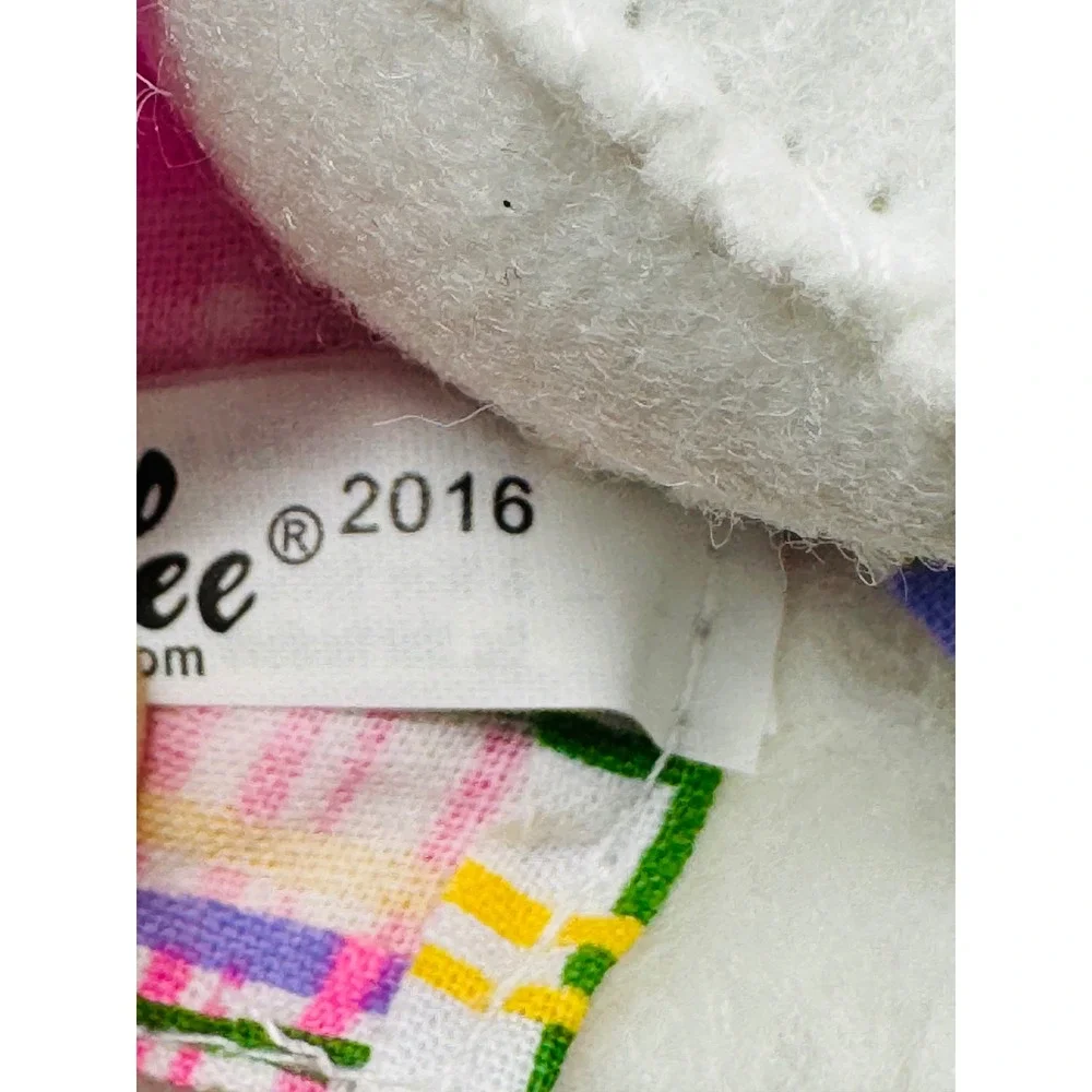 Annalee Easter Bunny Rabbit Couple Pink Plaid Spring Decor 2016 A